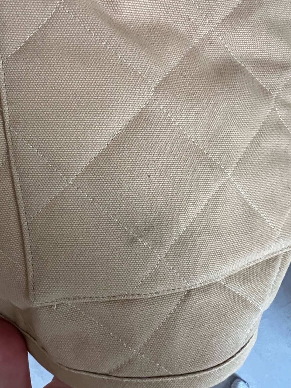 Shelter Milo Quilted Jacket in Honey - Picture 5 of 8